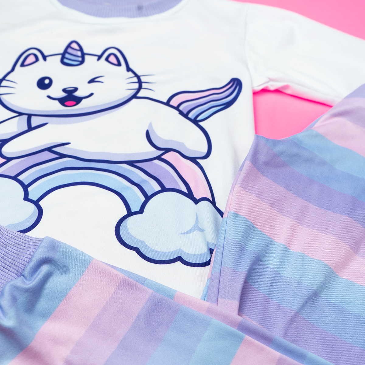 Pijama Tuti, el Gaticornio encantado 🌈