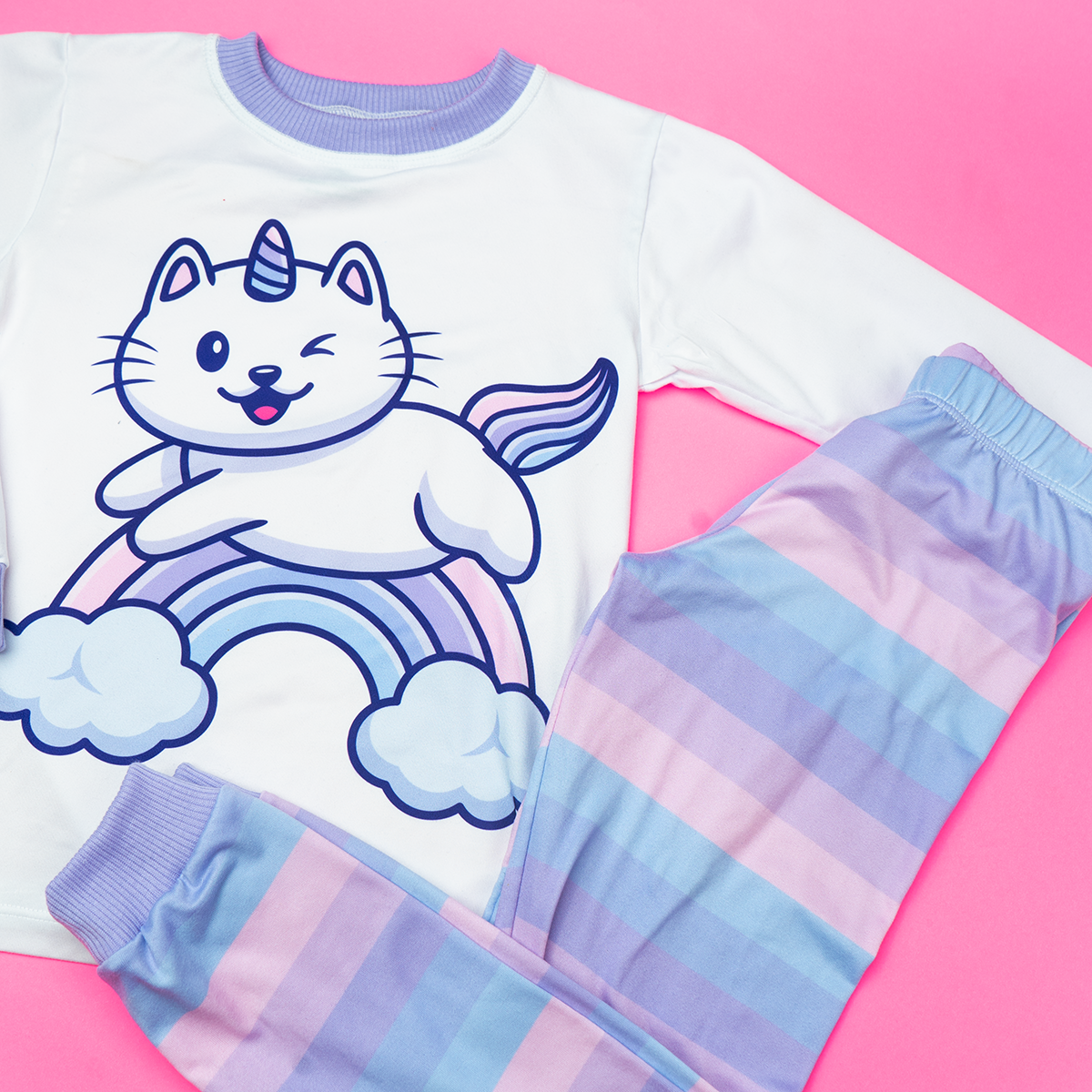 Pijama Tuti, el Gaticornio encantado 🌈