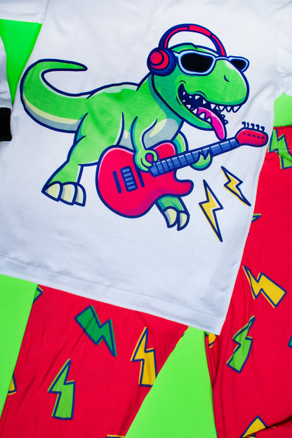 Pijama Roko, el Dino Rockero 🎸