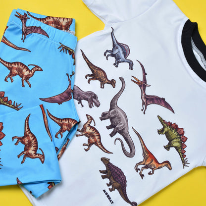 Pijama Dinosaurios Acuarela