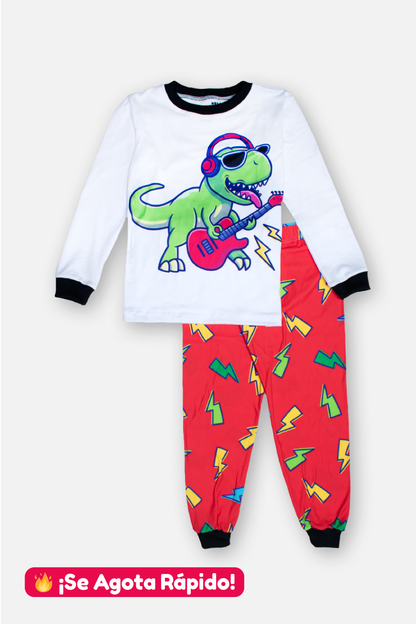 Pijama Roko, el Dino Rockero 🎸